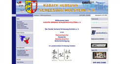 Desktop Screenshot of kvsh-karate.de